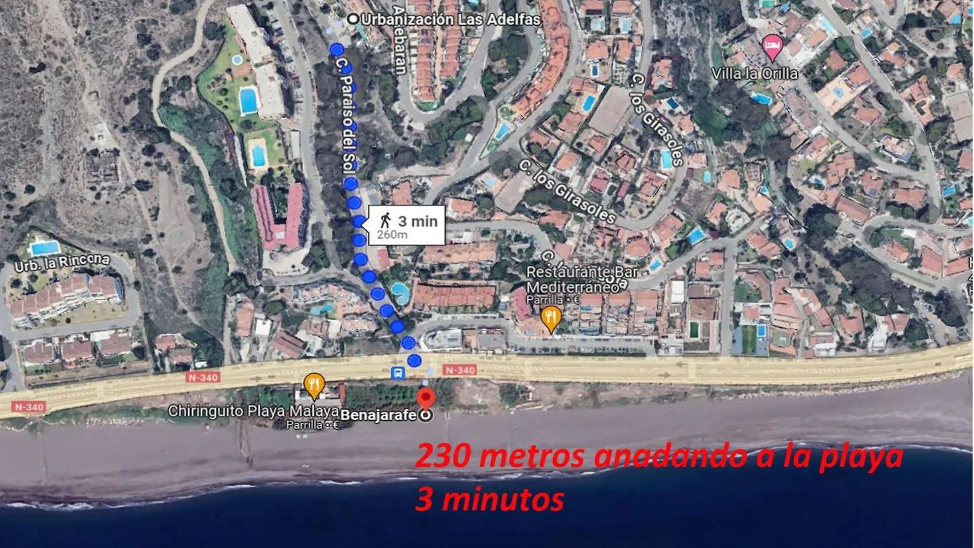 펜션 Casa Adosada Paraiso Benajarafe Costa
